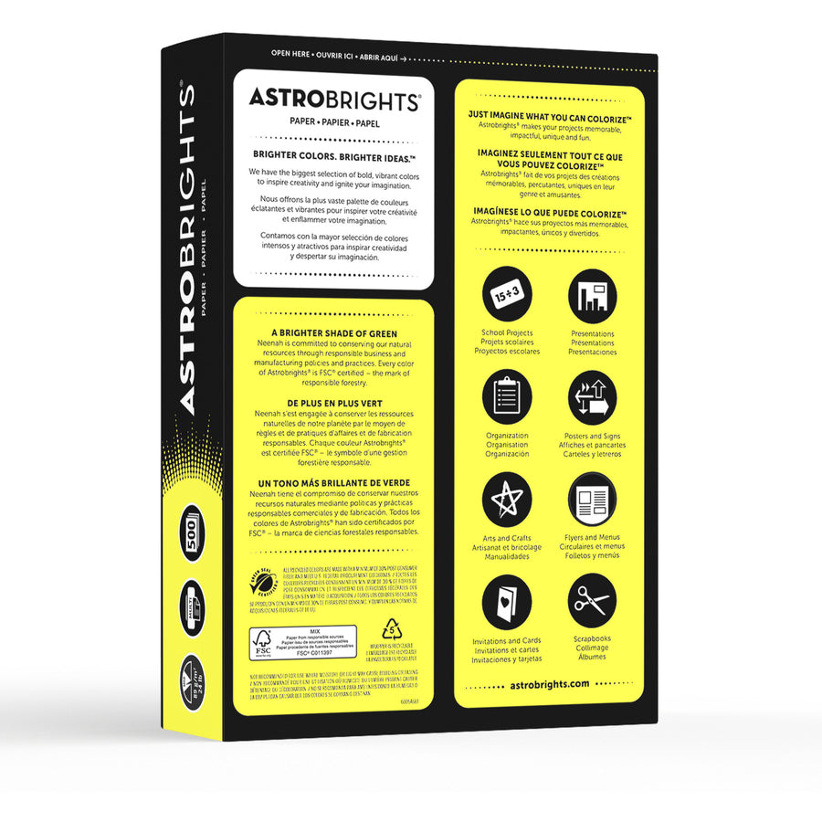 Papier couleur Astrobrights - Rouge rentrée