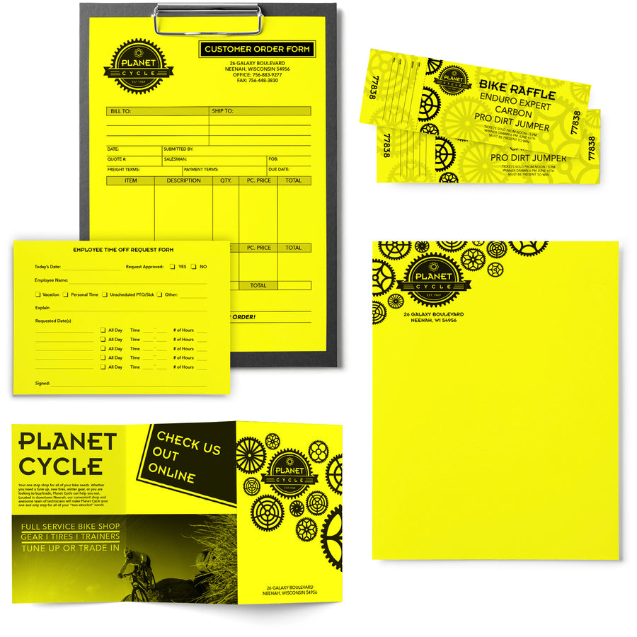 Astrobrights Color Copy Paper - Sunburst Yellow