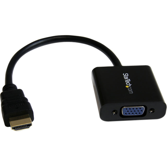 StarTech.com HDMI to VGA Adapter - 1080p - 1920 x 1080 - Black - HDMI Converter - VGA to HDMI Monitor Adapter