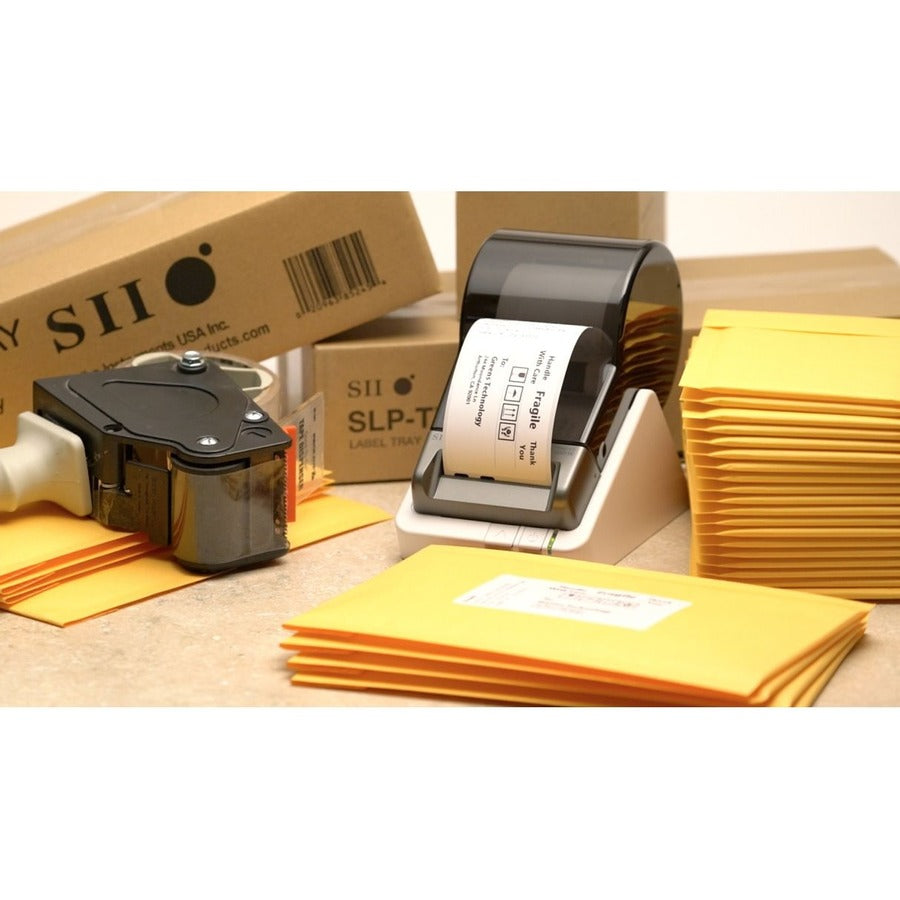 Seiko SLP-650 Desktop, Industrial, Healthcare Direct Thermal Printer - Monochrome - Label Print - USB - Gray
