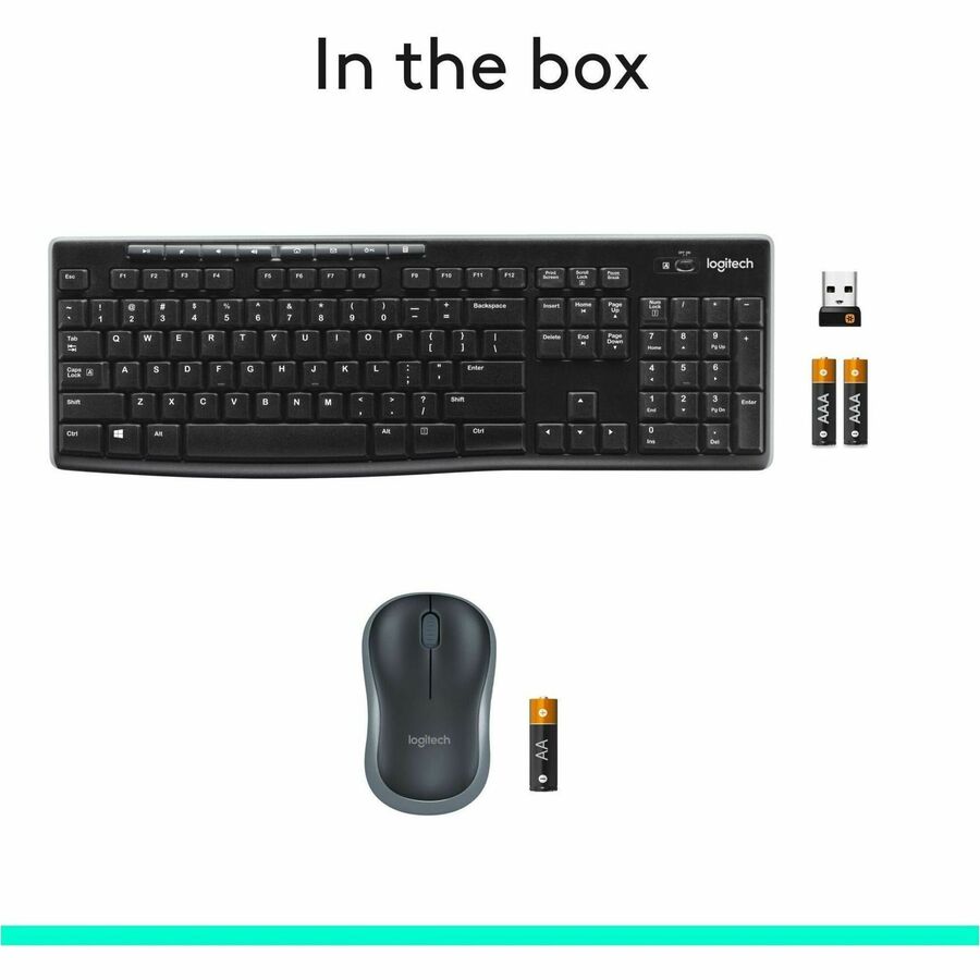 Logitech MK270 Wireless Keyboard and Mouse Combo