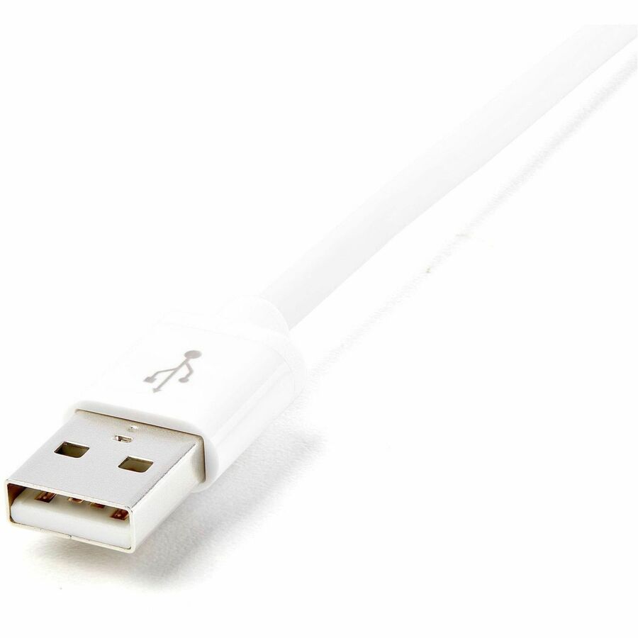 StarTech.com 1m (3ft) White AppleÂ® 8-pin Lightning Connector to USB Cable for iPhone / iPod / iPad
