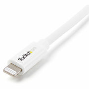 StarTech.com 2m (6ft) Long White AppleÂ® 8-pin Lightning Connector to USB Cable for iPhone / iPod / iPad