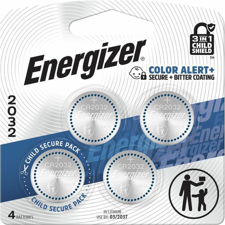 Piles au lithium Energizer CR2032 – Paquet de 4 (2032BP4)