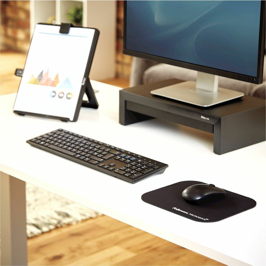 Fellowes Microban® Mouse Pad - Black