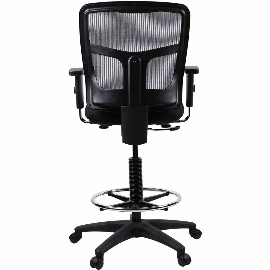 Lorell Ratchet Back Mesh Mid-Back Stool