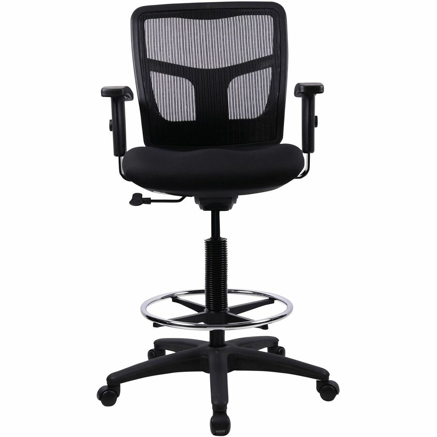Lorell Ratchet Back Mesh Mid-Back Stool