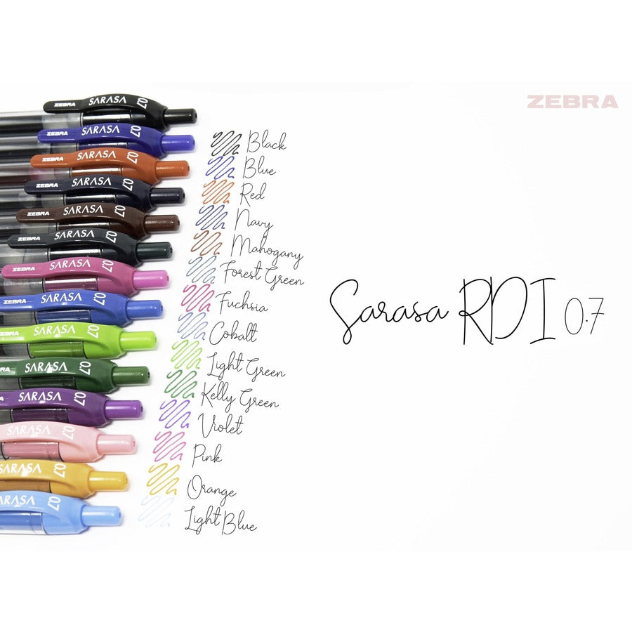 Zebra SARASA dry X20 Retractable Gel Pen - 46824