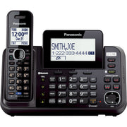 Panasonic KX-TG9541B DECT 6.0 1.90 GHz Cordless Phone - Wall Mountable - Black
