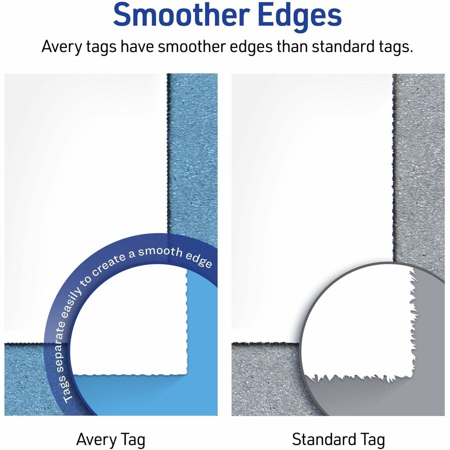 Avery Scalloped Tags with String , 2" x 1.25" , 180 Tags (22848)
