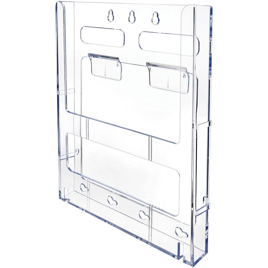 Deflecto Lit Loc Interlocking Magazine Display