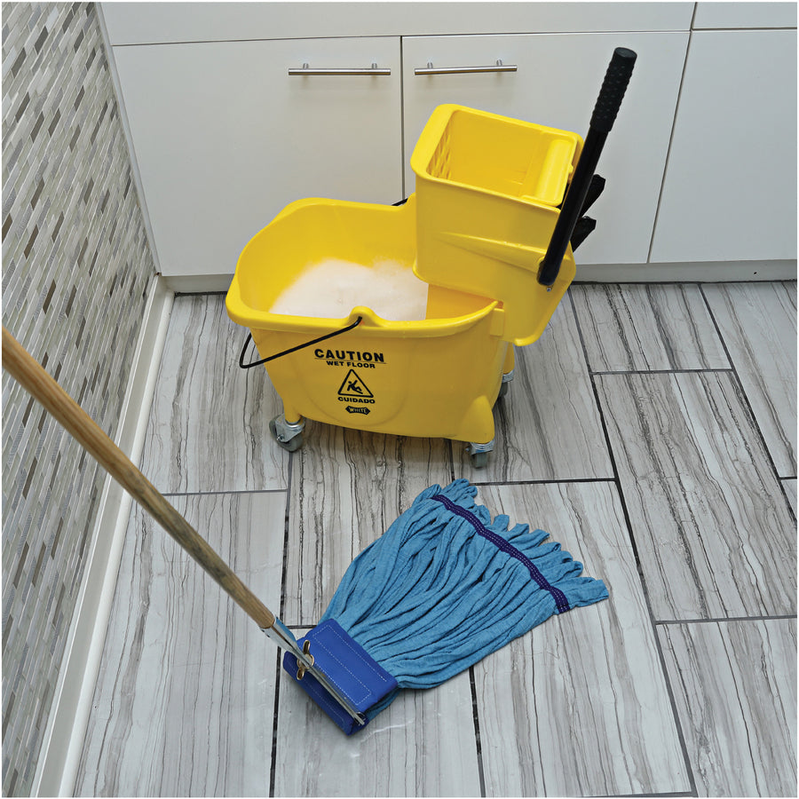 Genuine Joe Microfiber Wet Mophead Refill - Medium