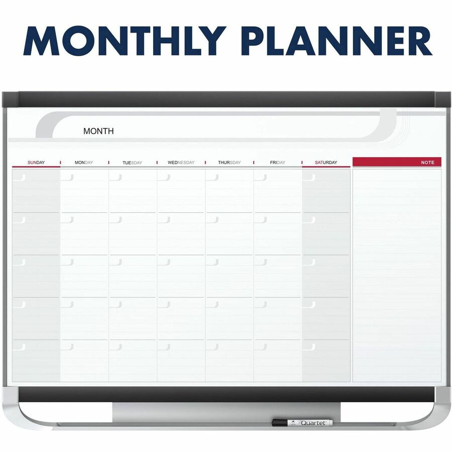 Quartet Prestige 2 Magnetic Monthly Calendar Board
