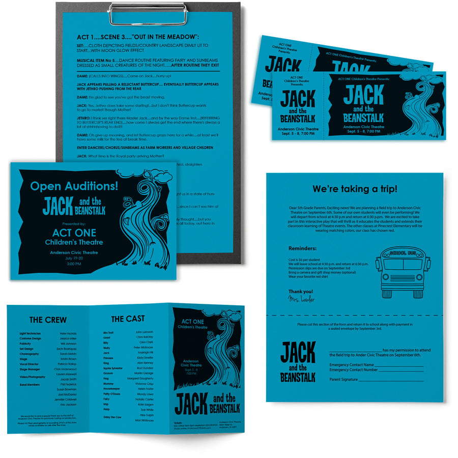 Astrobrights Color Copy Paper - Celestial Blue