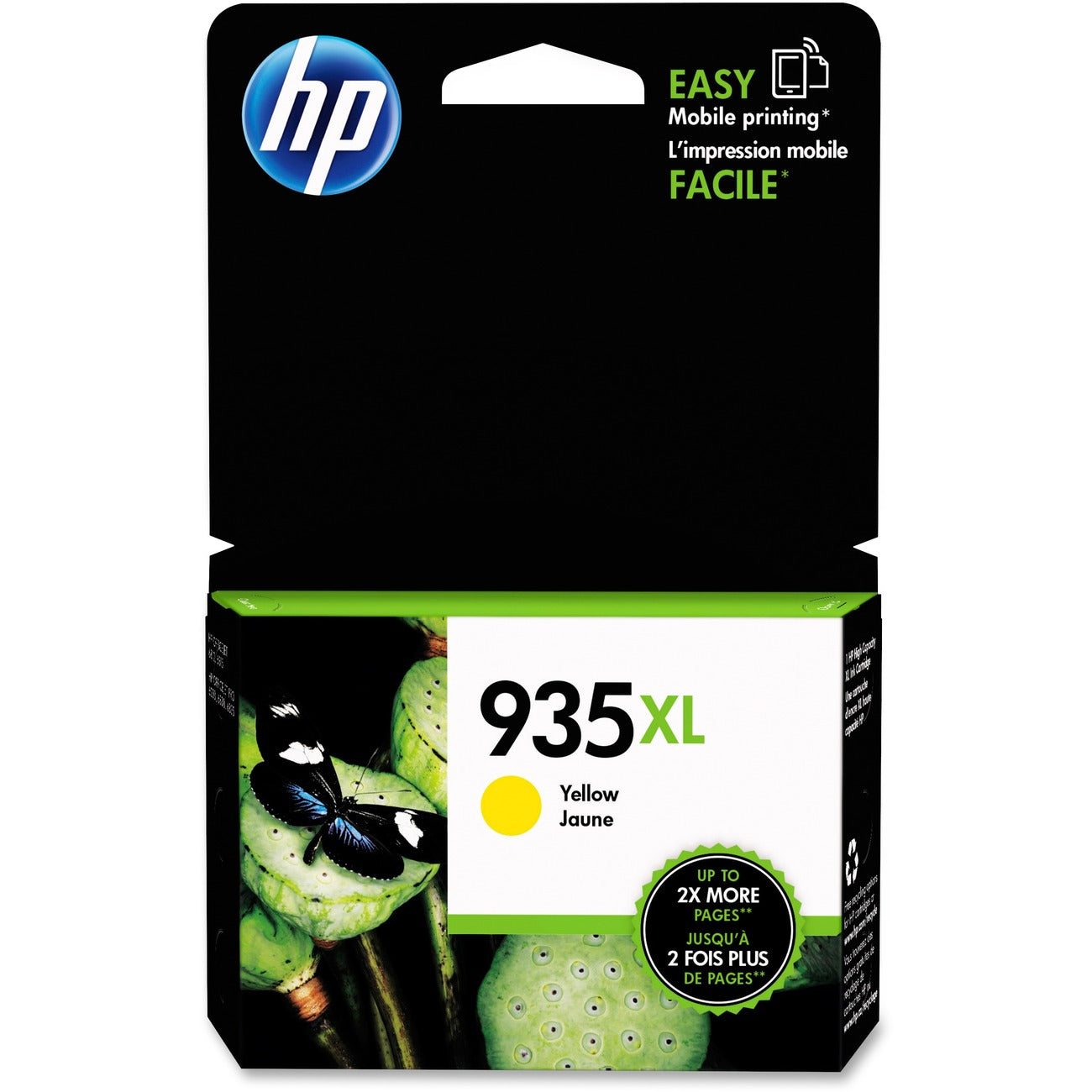 HP 935XL (C2P26AN) Original High Yield Inkjet Ink Cartridge - Yellow - 1 Each