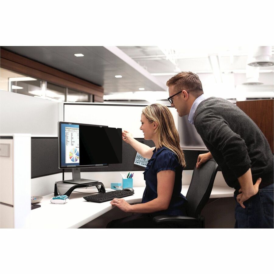 Fellowes PrivaScreen&trade; Blackout Privacy Filter - 24.0" Wide - FEL4811801