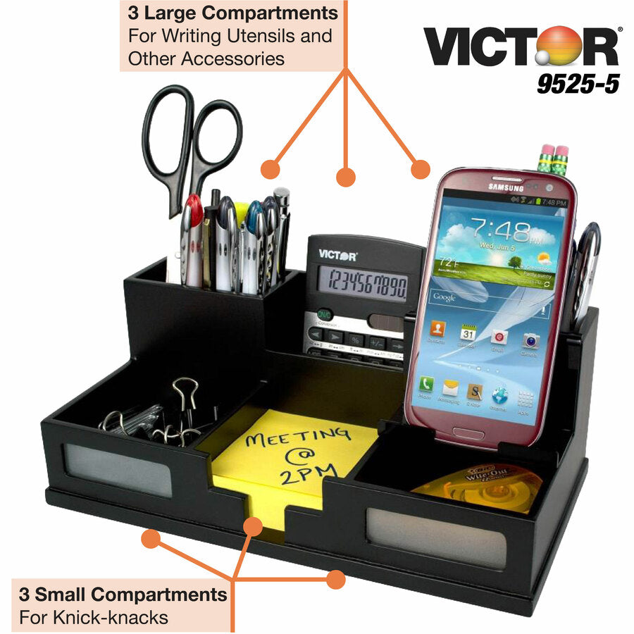 Support de téléphone et organisateur de bureau Victor