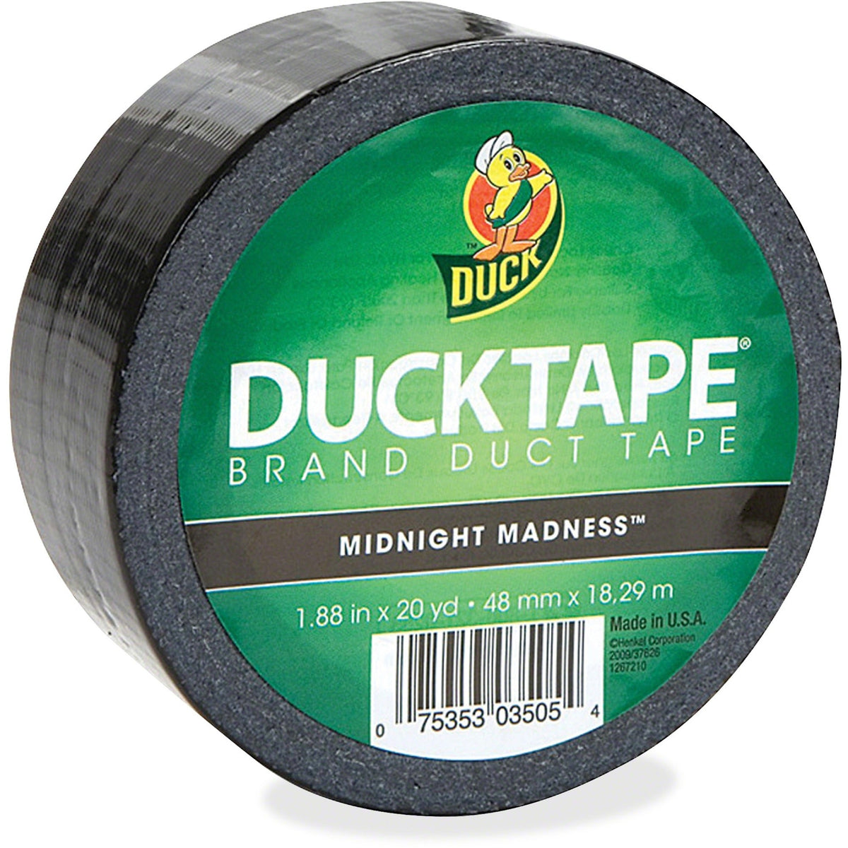 Duck Colour Duct Tape - Black, 1.88" x 20 yd