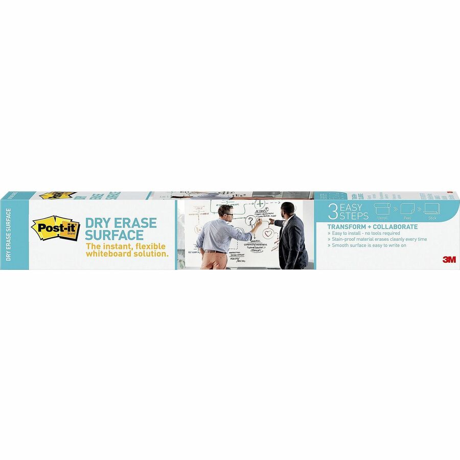 Post-it Self-Stick Dry-Erase Film Surface - X4