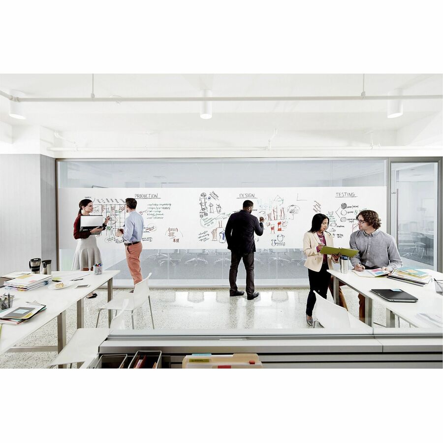 Post-it Self-Stick Dry-Erase Film Surface - X4