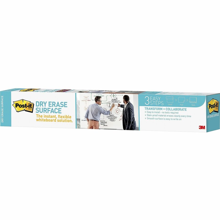 Post-it Self-Stick Dry-Erase Film Surface - X4