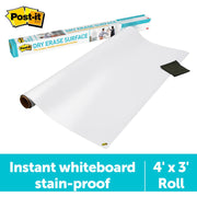 Surface effaçable à sec autocollante Post-it® en film, 0,91 m x 1,22 m