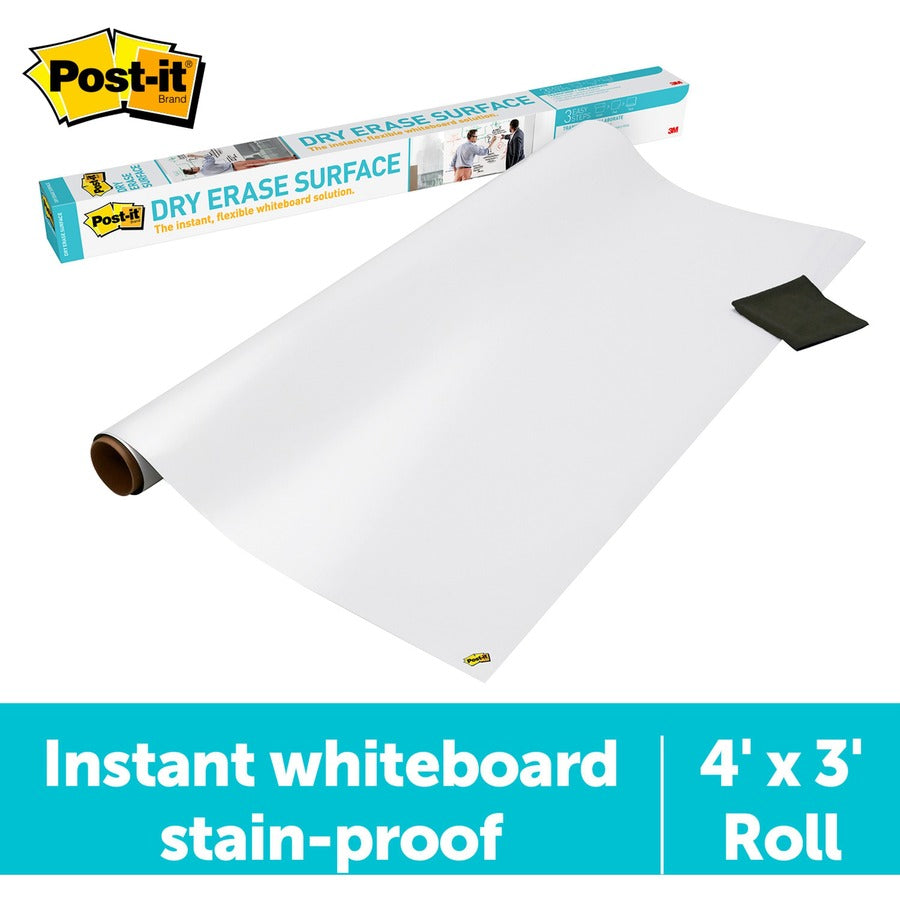 Post-it Self-Stick Dry-Erase Film Surface - X4