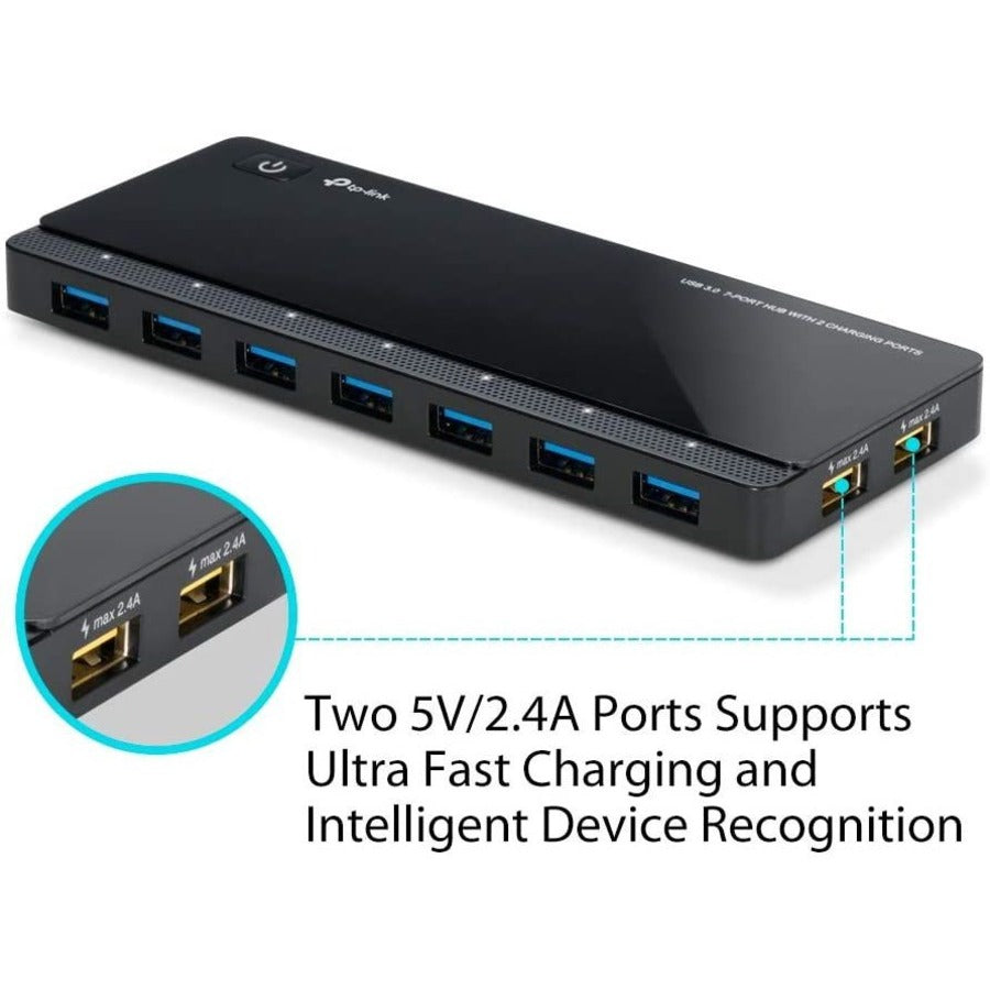 TP-Link USB 3.0 7-Port Hub with 2 Charging Ports
