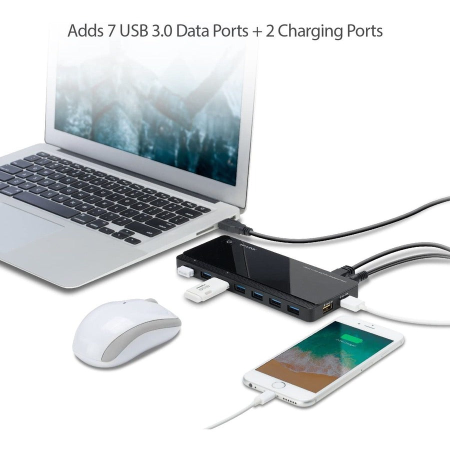 TP-Link USB 3.0 7-Port Hub with 2 Charging Ports