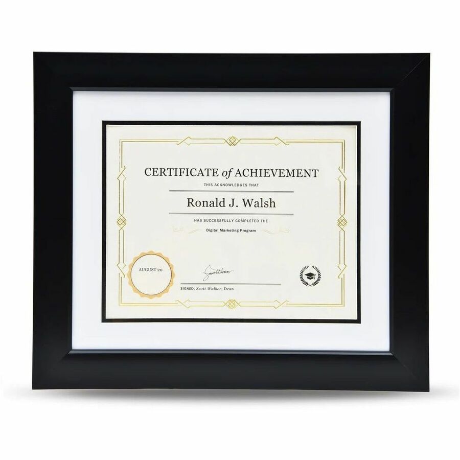 Document Frame 16"x13" Black