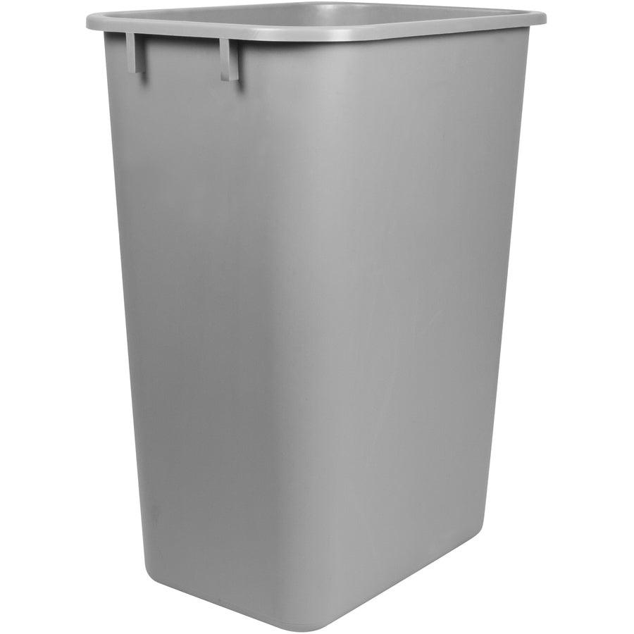 Corbeille à déchets en plastique lavable Storex de 38,8 litres