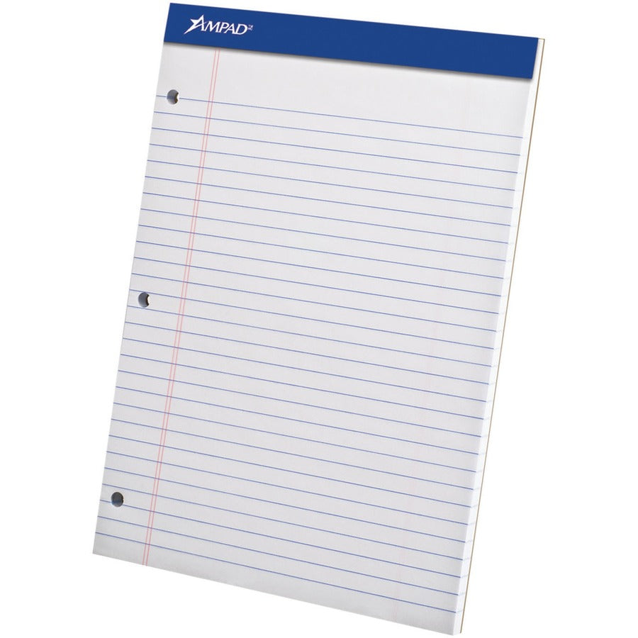 Ruled Perforated Note Pad - 50 Sheets 3-Hole Punched