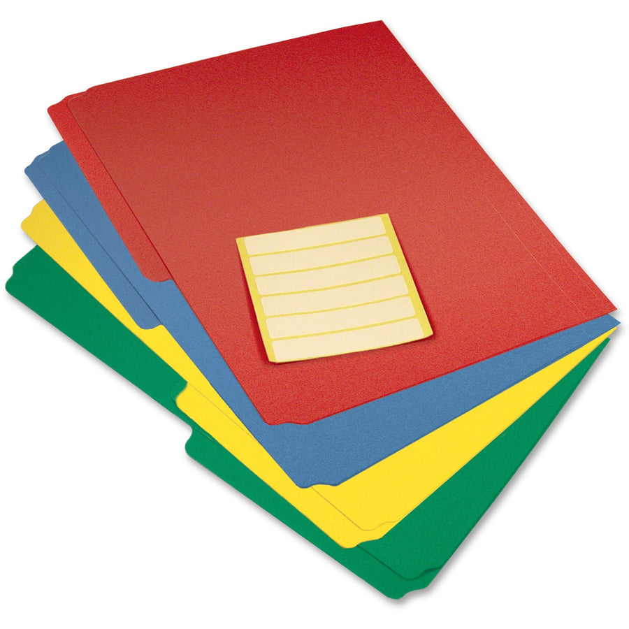 Filemode Extra-Capacity Poly File Folders - Legal, 1/2-Cut (Pack of 12)