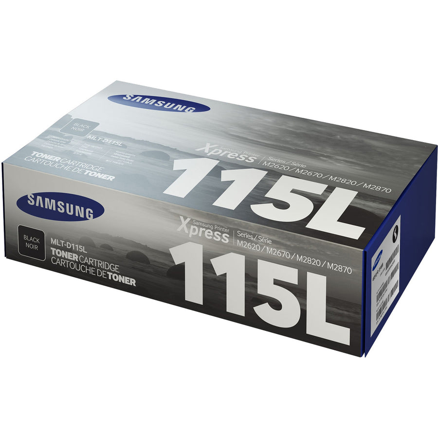 Samsung MLT-D115L Original High Yield Laser Toner Cartridge - Black - 1 Each