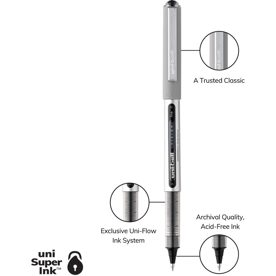 Uniball Vision Rollerball Pens - UBC60386