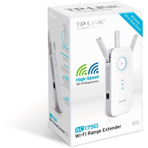 TP-Link RE450 IEEE 802.11ac 1.71 Gbit/s Wireless Range Extender