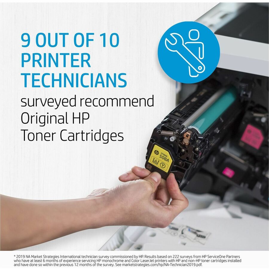 HP 410A Original Laser Toner Cartridge - Single Pack - Yellow - 1 Each
