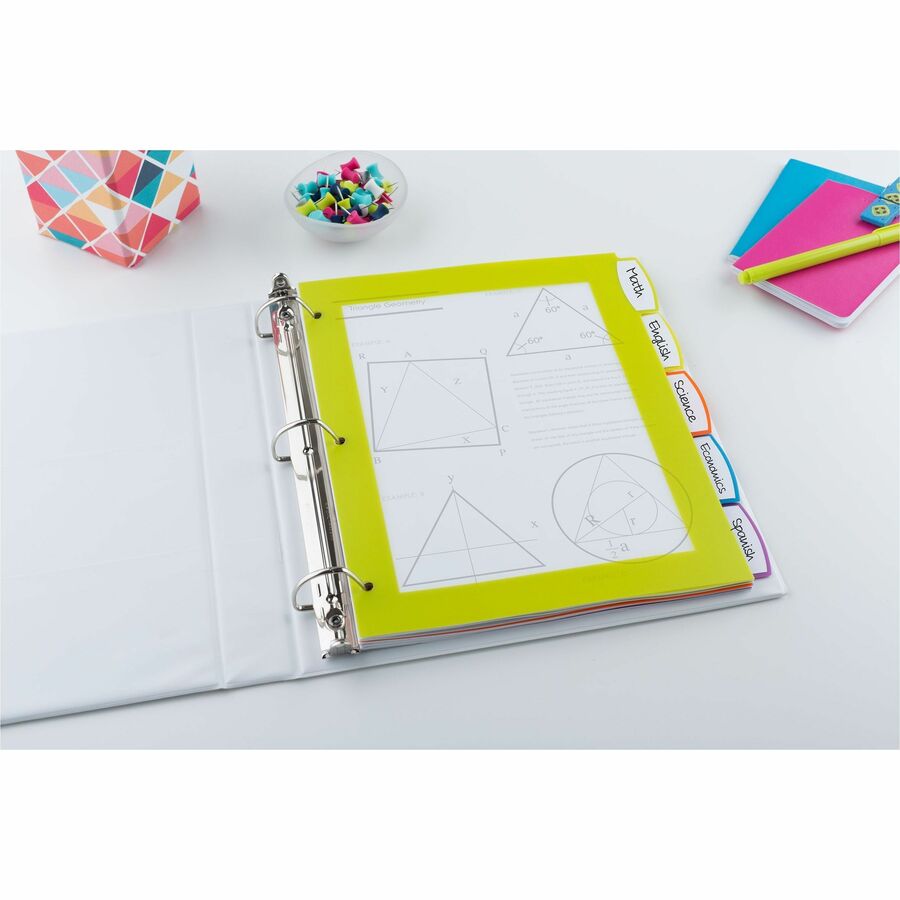 Avery® Big Tab„¢ UltraLast„¢ Plastic Dividers for Laser and Inkjet Printers, 5 tabs