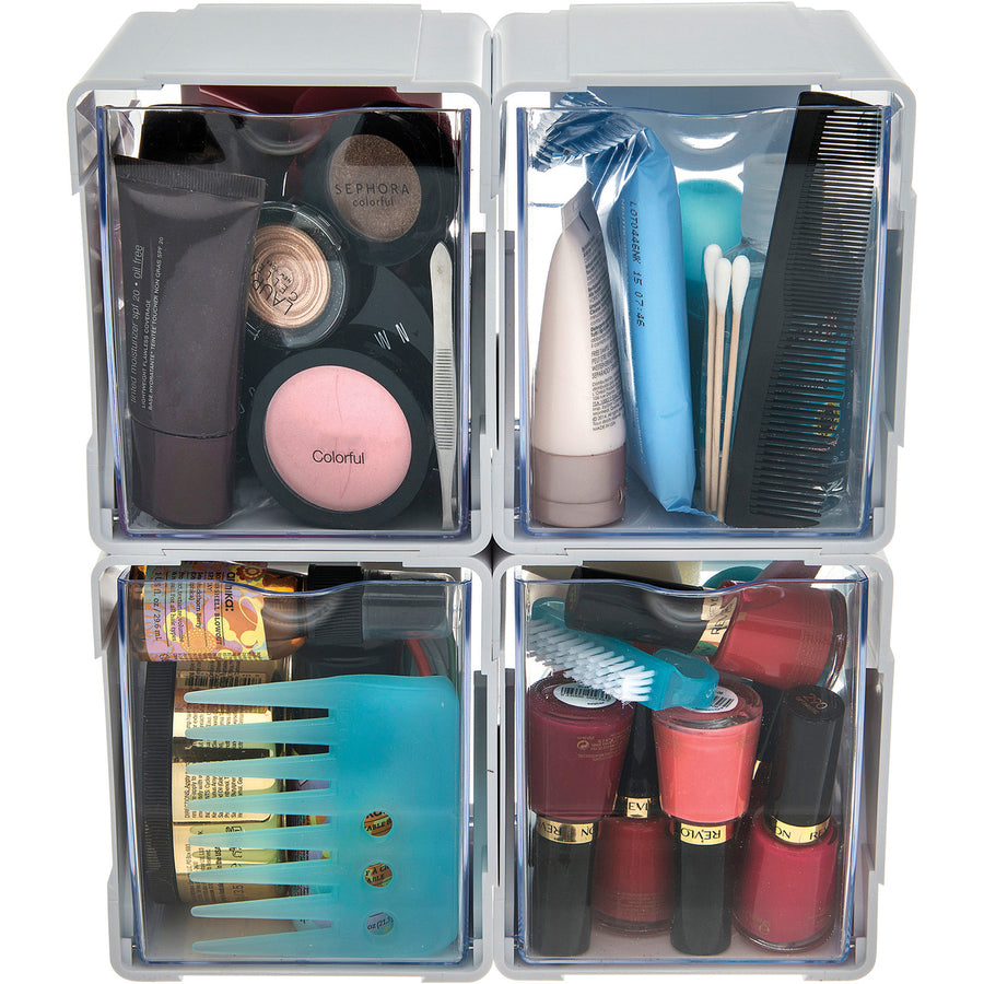 Organisateur de rangement emboîtable Deflecto Tilt Bin