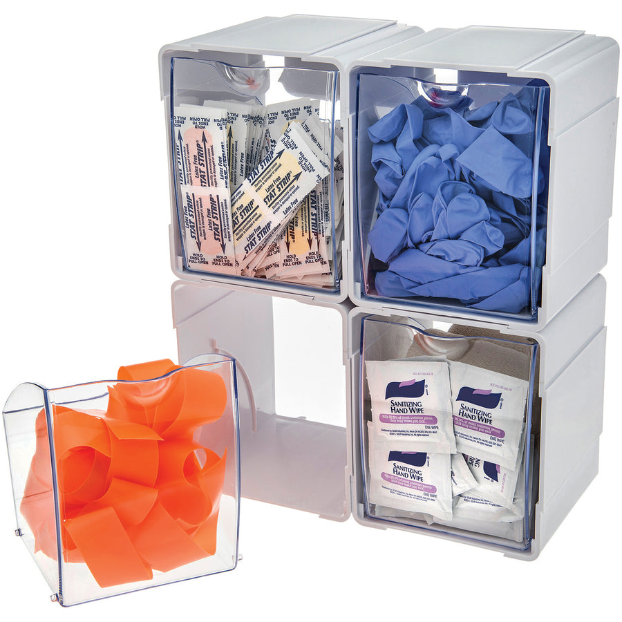 Organisateur de rangement emboîtable Deflecto Tilt Bin