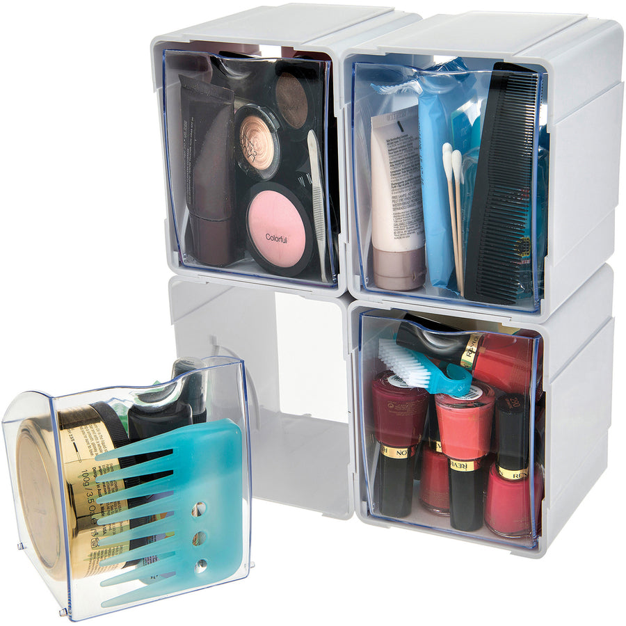 Organisateur de rangement emboîtable Deflecto Tilt Bin