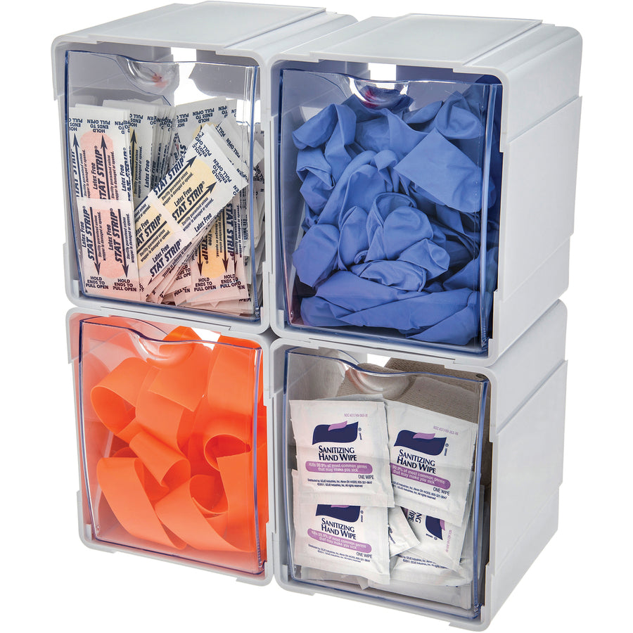 Organisateur de rangement emboîtable Deflecto Tilt Bin