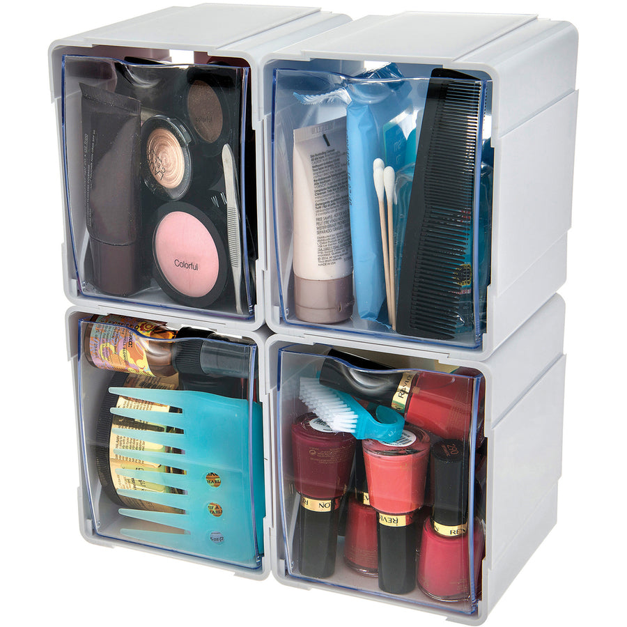 Organisateur de rangement emboîtable Deflecto Tilt Bin