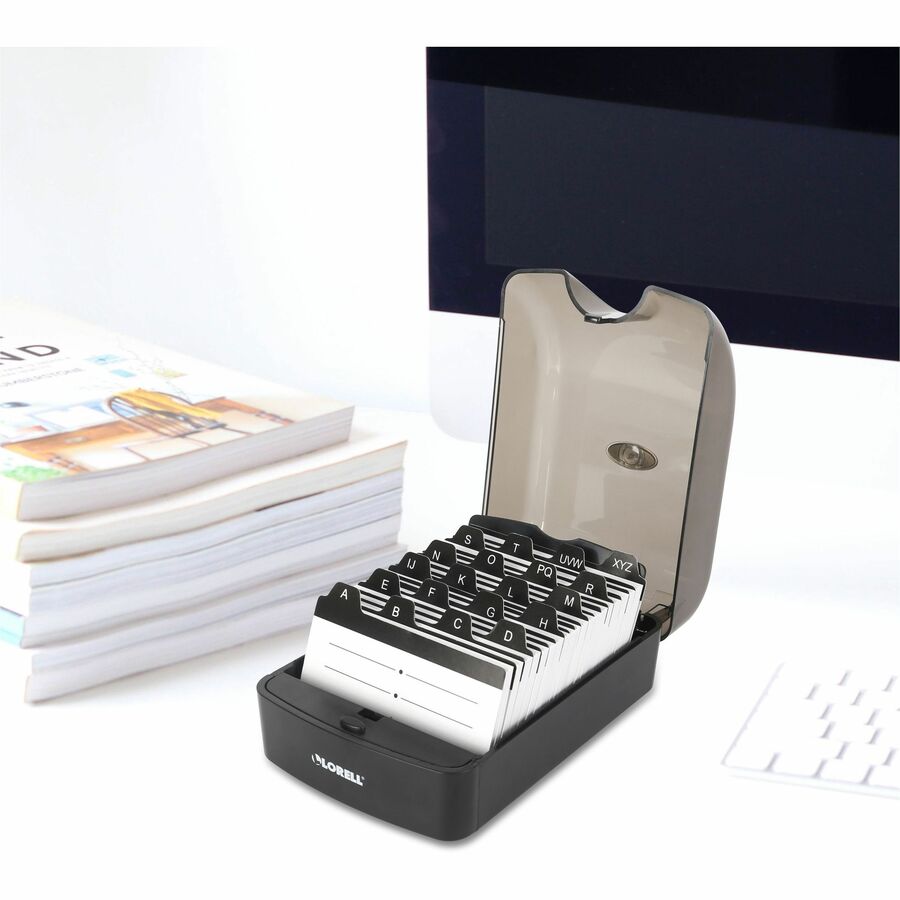 Lorell Desktop Business Card File - LLR01029