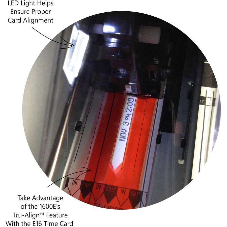 Lathem 1600E Tru-Align Atomic Time Clock