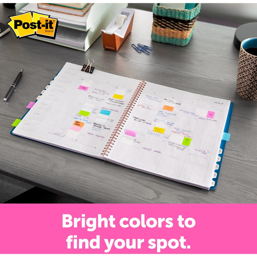 Paquet combiné de drapeaux assortis Post-it (12,70 mm)