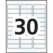 Avery&reg; Rectangle Clear Labels with Easy Peel&reg;1" x 2-5/8" , for Laser/Inkjet Printers - 800-Pack