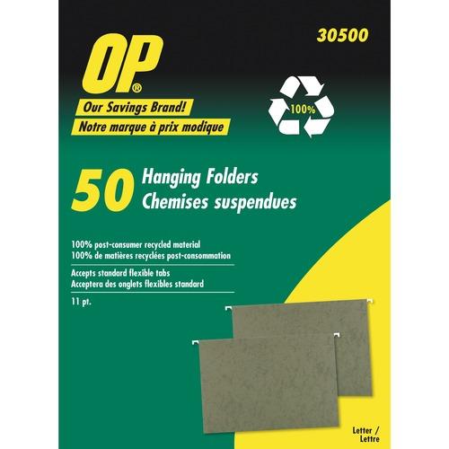 Recycled Hanging File Folders