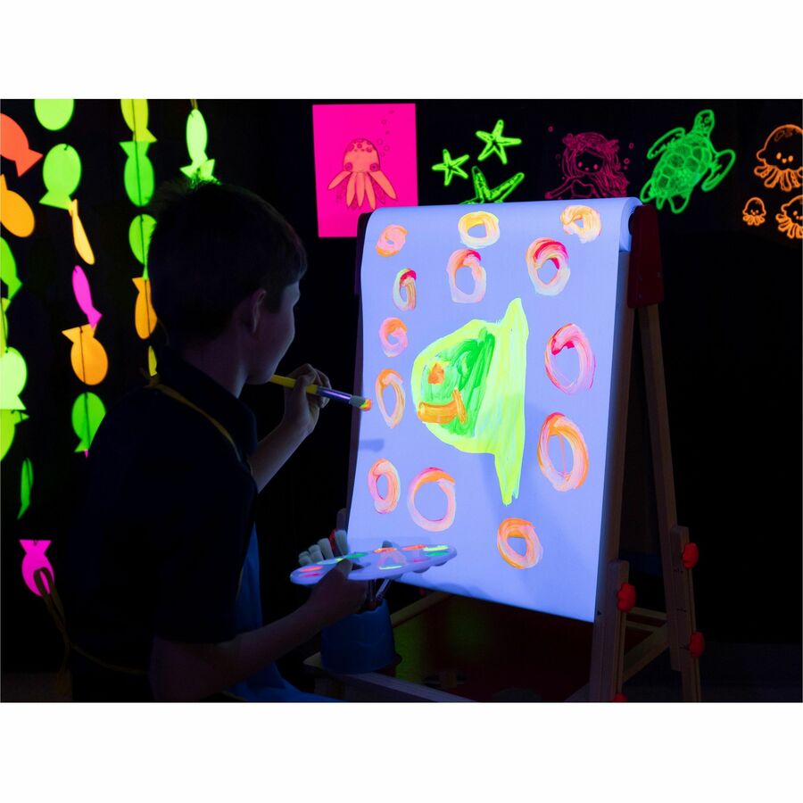 Prang Power Fluorescent Paint Set — 6 Colours