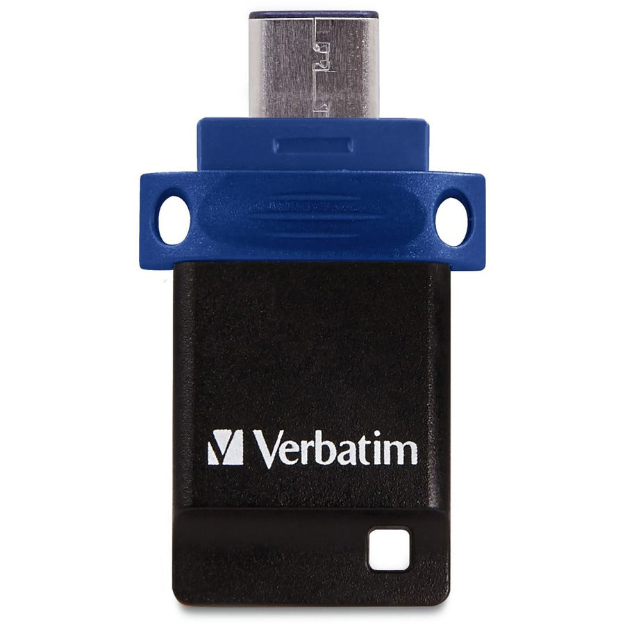 Microban 64GB Store 'n' Go Dual USB 3.2 Gen 1 Flash Drive for USB-C Devices - Blue